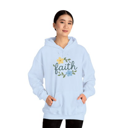 Faith Floral Hoodie — "Saved Since 1998" Christian Comfort Sweatshirt