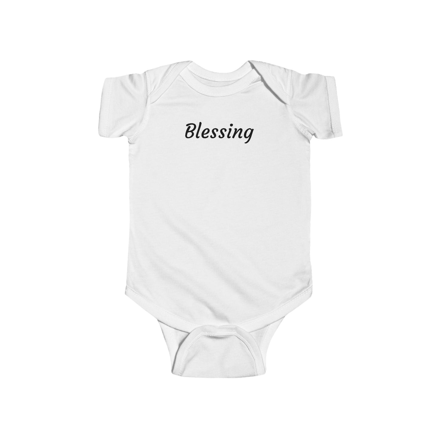 Blessing Baby Bodysuit — Infant One-Piece with 'Blessing' Script