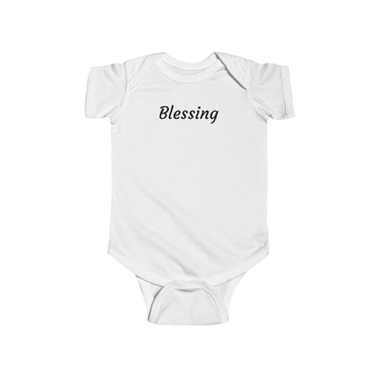 Blessing Baby Bodysuit — Infant One-Piece with 'Blessing' Script