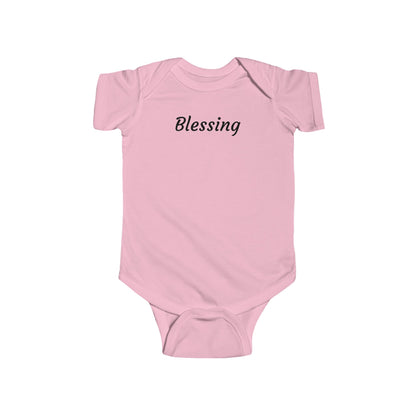 Blessing Baby Bodysuit — Infant One-Piece with 'Blessing' Script