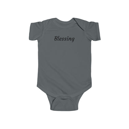 Blessing Baby Bodysuit — Infant One-Piece with 'Blessing' Script