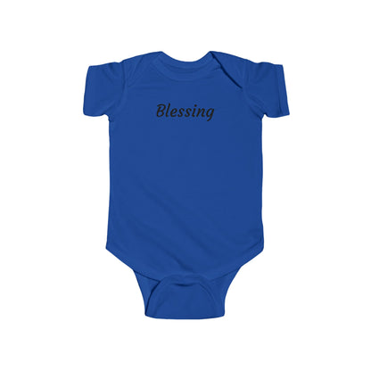 Blessing Baby Bodysuit — Infant One-Piece with 'Blessing' Script