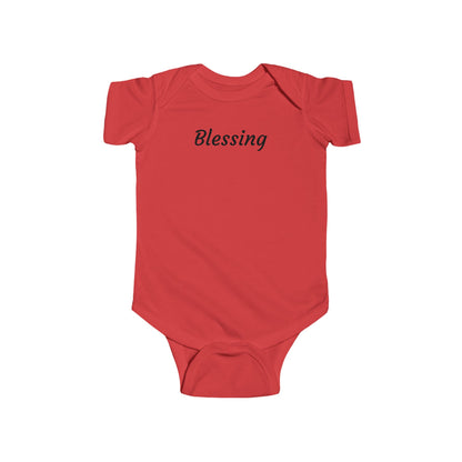 Blessing Baby Bodysuit — Infant One-Piece with 'Blessing' Script