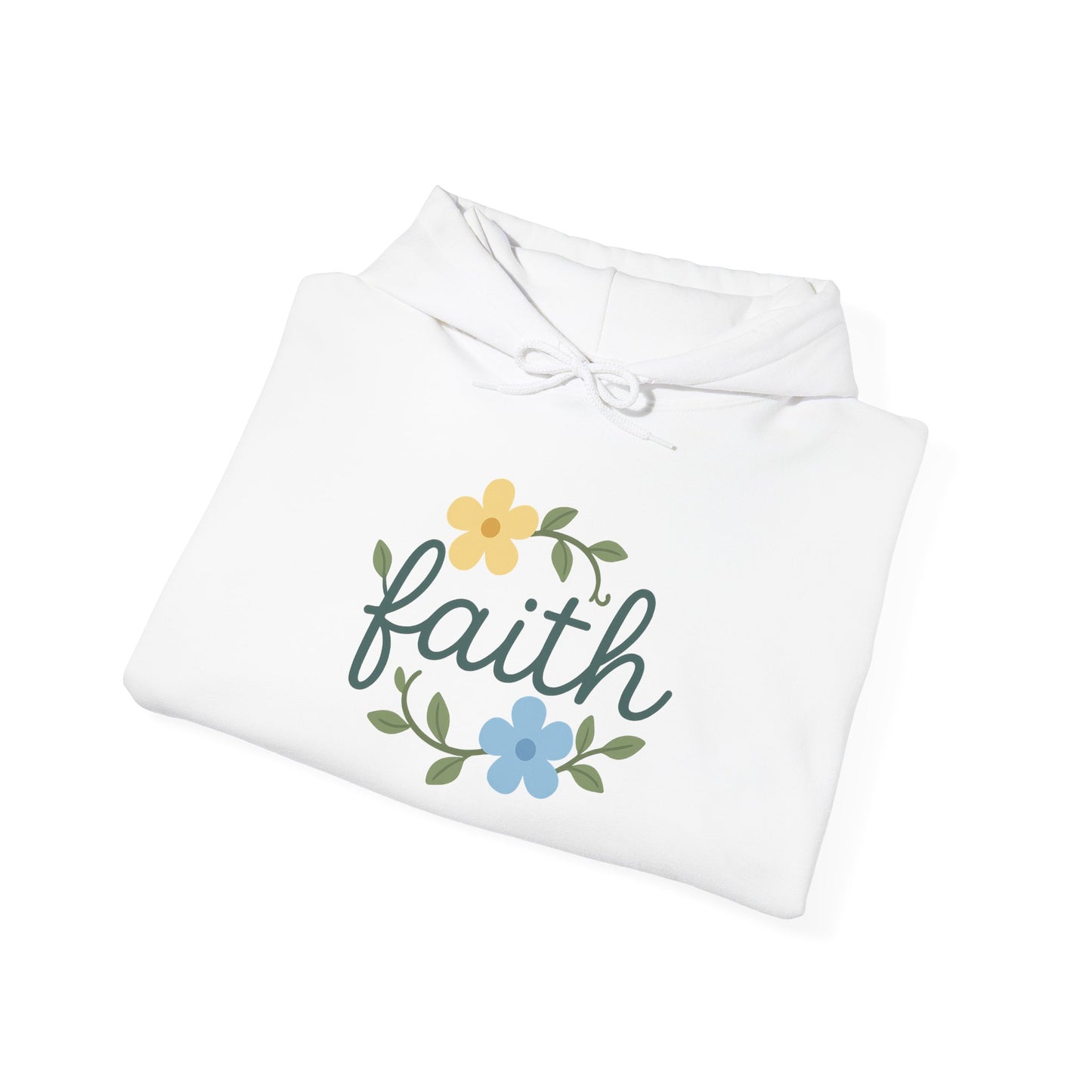 Faith Floral Hoodie — "Saved Since 1998" Christian Comfort Sweatshirt