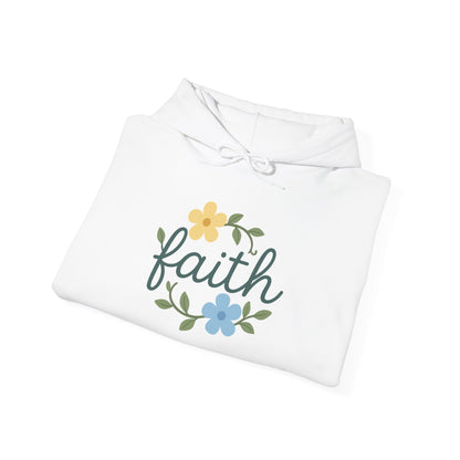 Faith Floral Hoodie — "Saved Since 1998" Christian Comfort Sweatshirt
