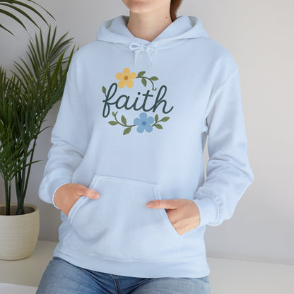 Faith Floral Hoodie — "Saved Since 1998" Christian Comfort Sweatshirt