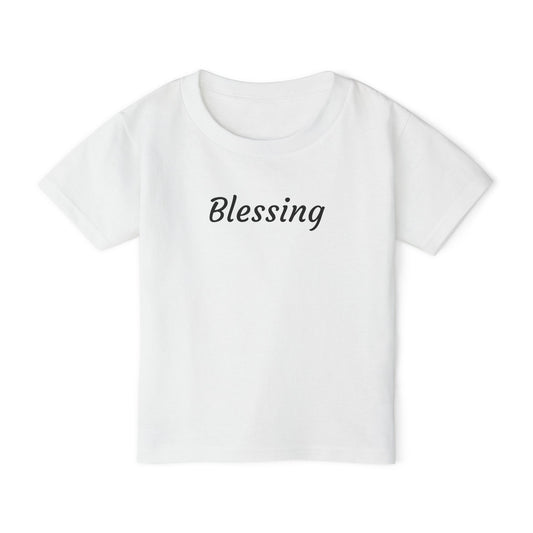 Blessing Toddler T-Shirt — Soft Script Faith Baby Tee