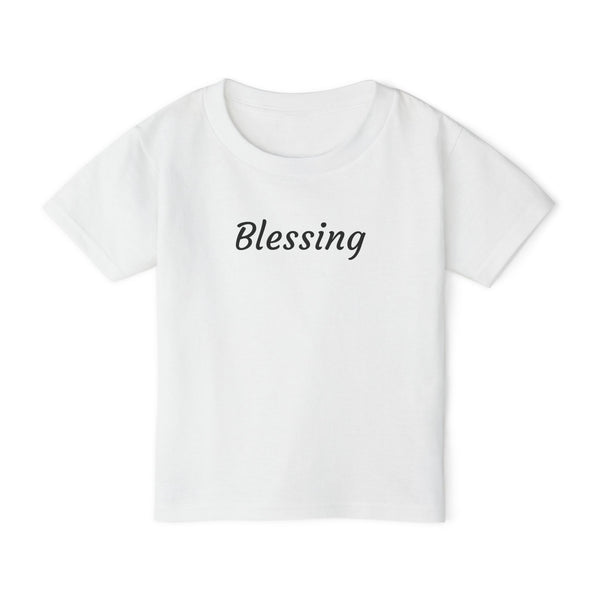 Blessing Toddler T-Shirt — Soft Script Faith Baby Tee