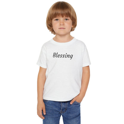 Blessing Toddler T-Shirt — Soft Script Faith Baby Tee