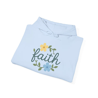 Faith Floral Hoodie — "Saved Since 1998" Christian Comfort Sweatshirt