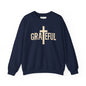Grateful Cross Sweatshirt — Christian Faith Graphic Crewneck
