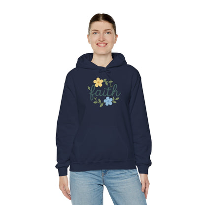 Faith Floral Hoodie — "Saved Since 1998" Christian Comfort Sweatshirt