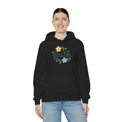 Faith Floral Hoodie — "Saved Since 1998" Christian Comfort Sweatshirt