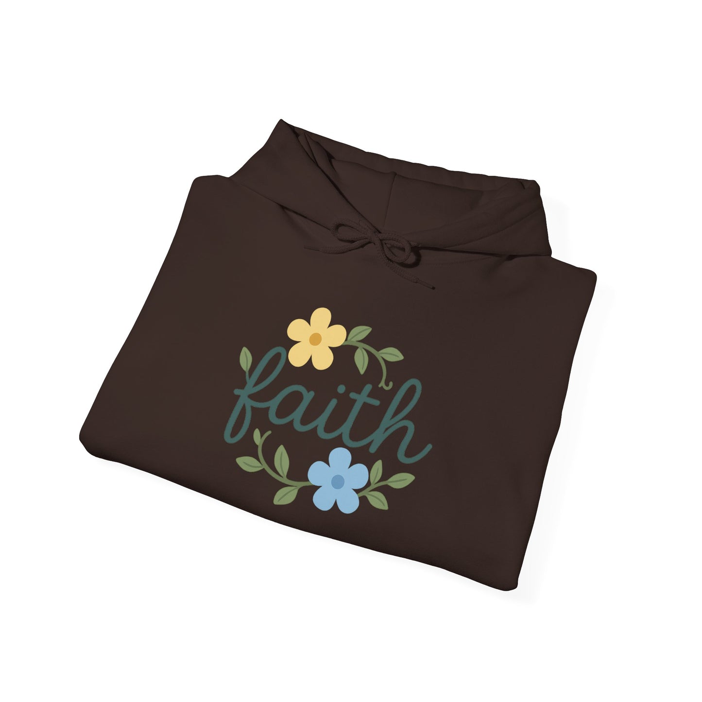 Faith Floral Hoodie — "Saved Since 1998" Christian Comfort Sweatshirt