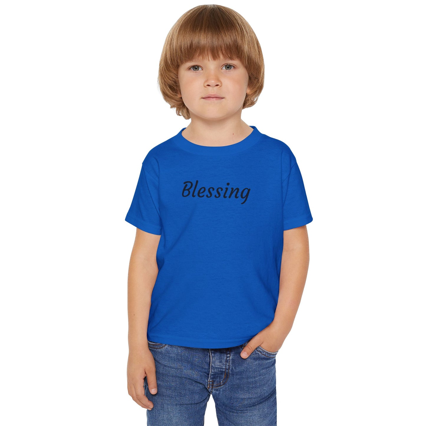 Blessing Toddler T-Shirt — Soft Script Faith Baby Tee