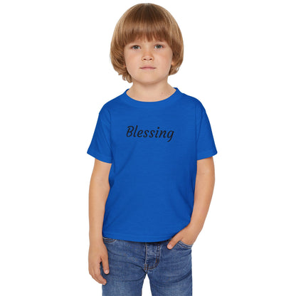 Blessing Toddler T-Shirt — Soft Script Faith Baby Tee