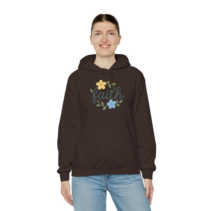 Faith Floral Hoodie — "Saved Since 1998" Christian Comfort Sweatshirt