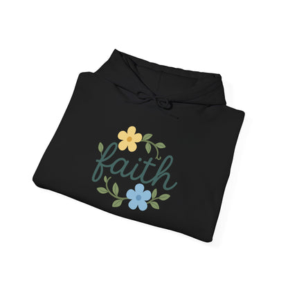 Faith Floral Hoodie — "Saved Since 1998" Christian Comfort Sweatshirt