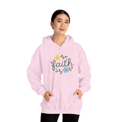 Faith Floral Hoodie — "Saved Since 1998" Christian Comfort Sweatshirt