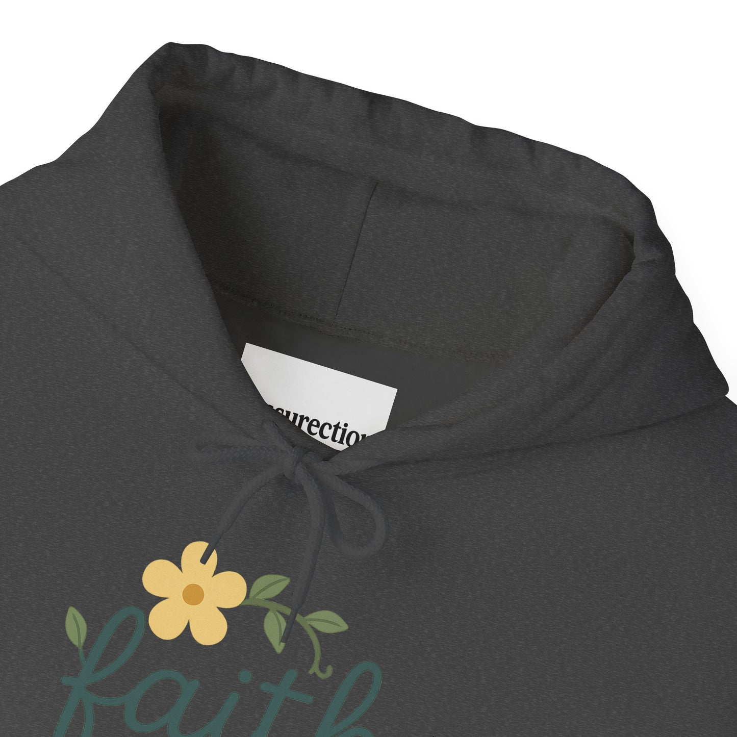Faith Floral Hoodie — "Saved Since 1998" Christian Comfort Sweatshirt