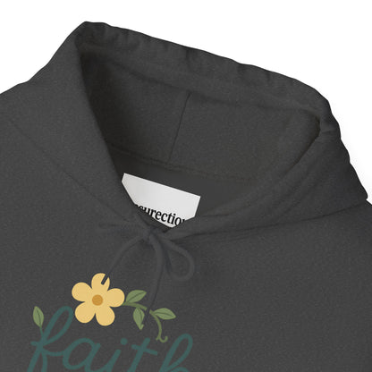 Faith Floral Hoodie — "Saved Since 1998" Christian Comfort Sweatshirt