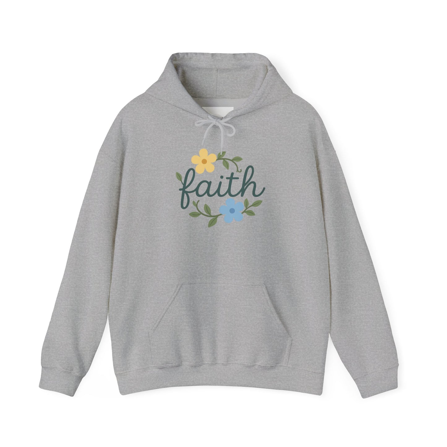 Faith Floral Hoodie — "Saved Since 1998" Christian Comfort Sweatshirt