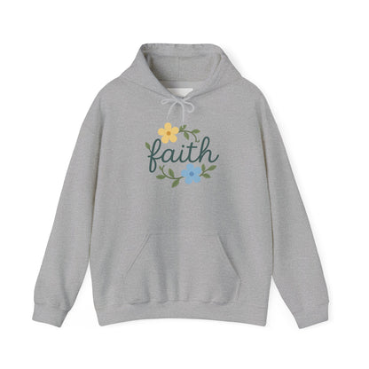 Faith Floral Hoodie — "Saved Since 1998" Christian Comfort Sweatshirt