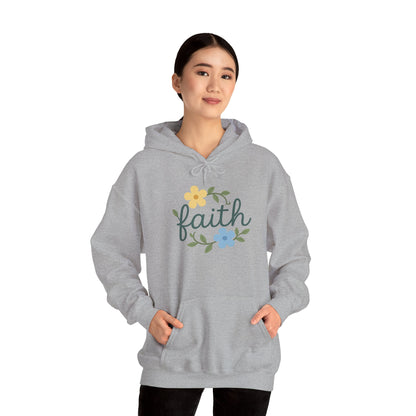 Faith Floral Hoodie — "Saved Since 1998" Christian Comfort Sweatshirt