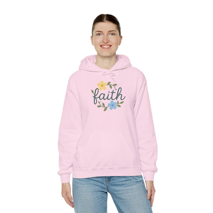 Faith Floral Hoodie — "Saved Since 1998" Christian Comfort Sweatshirt
