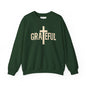 Grateful Cross Sweatshirt — Christian Faith Graphic Crewneck