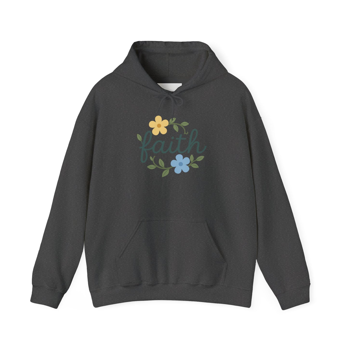 Faith Floral Hoodie — "Saved Since 1998" Christian Comfort Sweatshirt