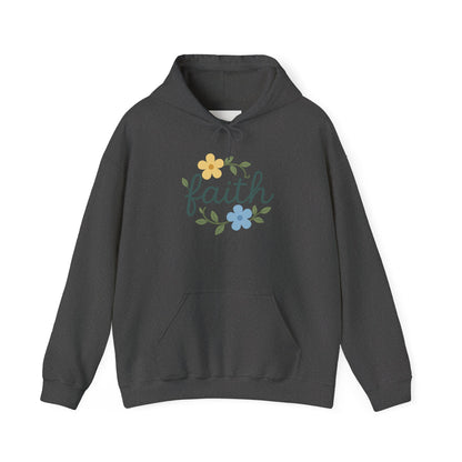 Faith Floral Hoodie — "Saved Since 1998" Christian Comfort Sweatshirt