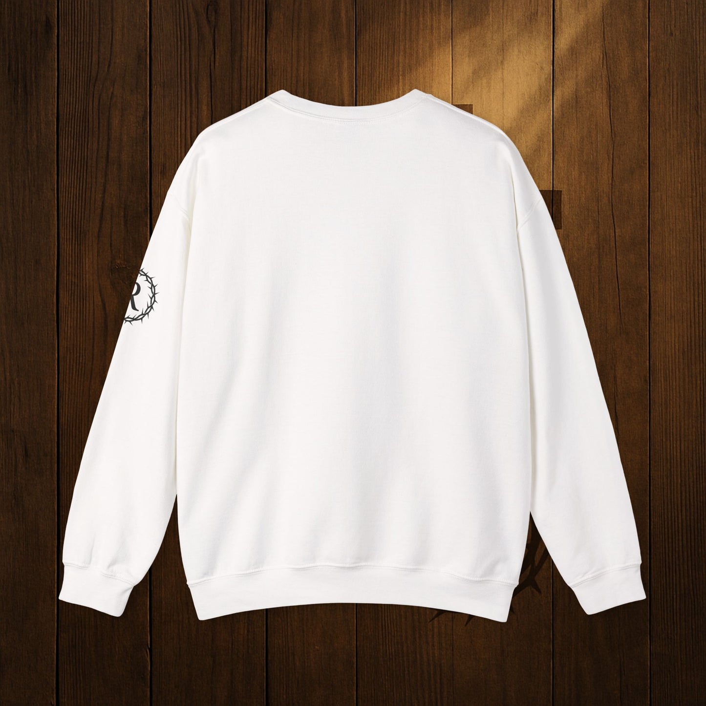 He Is Risen Sweatshirt — Christian Easter Crewneck with Crown of Thorns