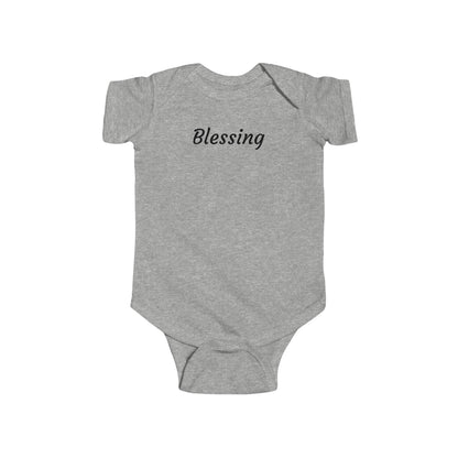 Blessing Baby Bodysuit — Infant One-Piece with 'Blessing' Script