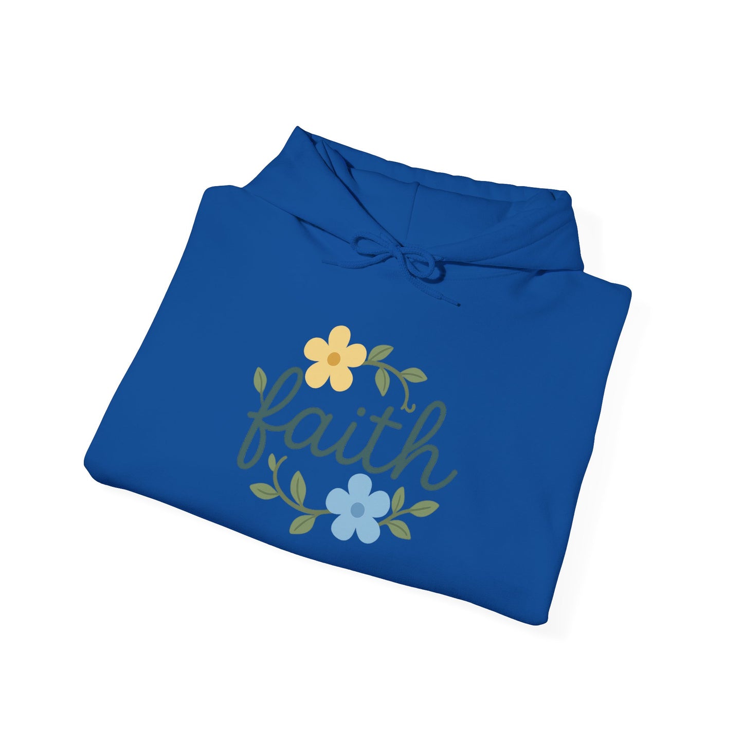 Faith Floral Hoodie — "Saved Since 1998" Christian Comfort Sweatshirt