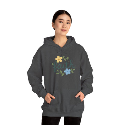 Faith Floral Hoodie — "Saved Since 1998" Christian Comfort Sweatshirt