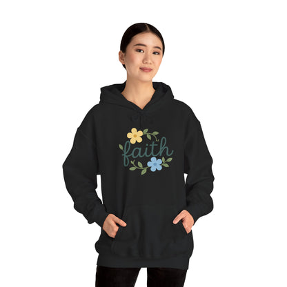 Faith Floral Hoodie — "Saved Since 1998" Christian Comfort Sweatshirt