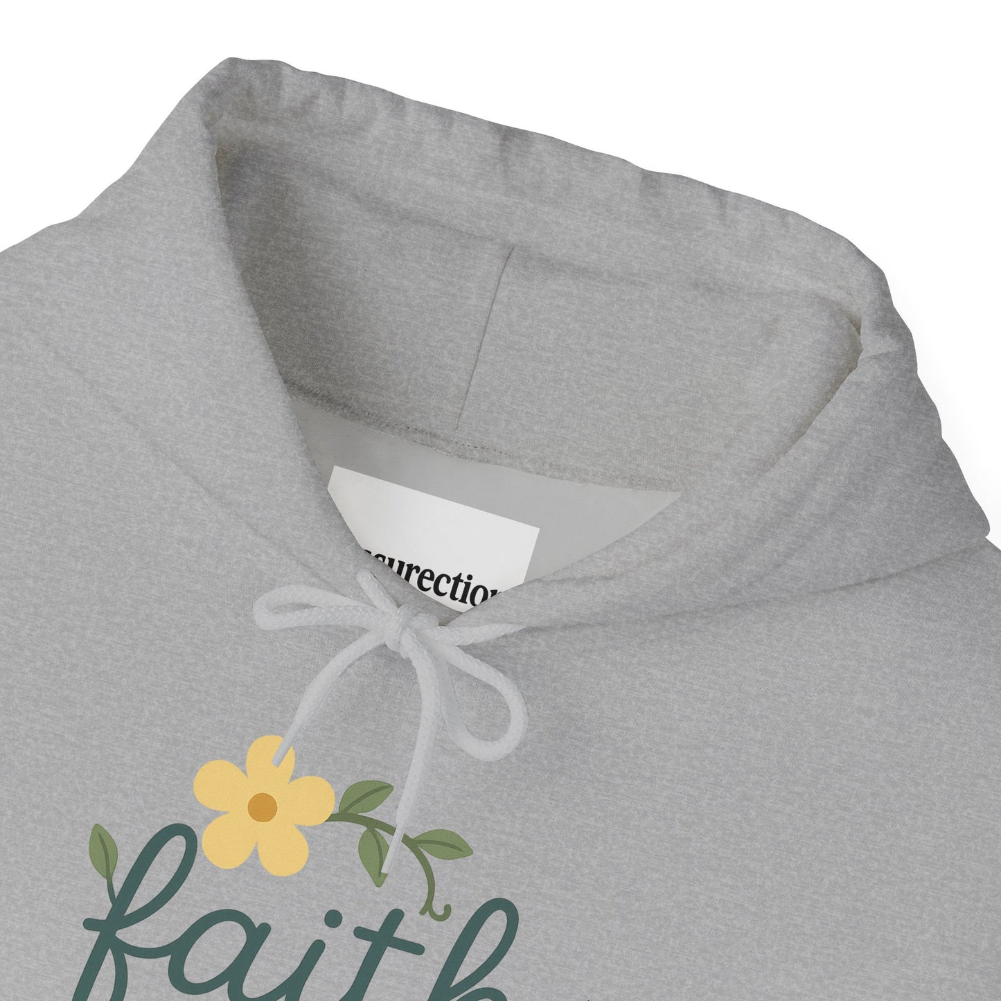 Faith Floral Hoodie — "Saved Since 1998" Christian Comfort Sweatshirt