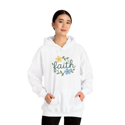 Faith Floral Hoodie — "Saved Since 1998" Christian Comfort Sweatshirt