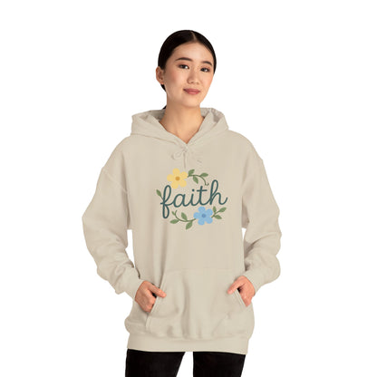 Faith Floral Hoodie — "Saved Since 1998" Christian Comfort Sweatshirt