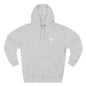 Cross Pocket Hoodie — Minimal Small Chest Cross Design Fleece Hoodie
