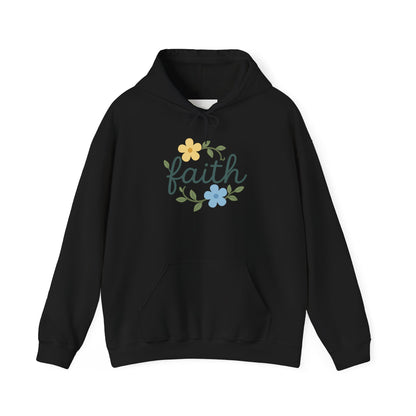Faith Floral Hoodie — "Saved Since 1998" Christian Comfort Sweatshirt