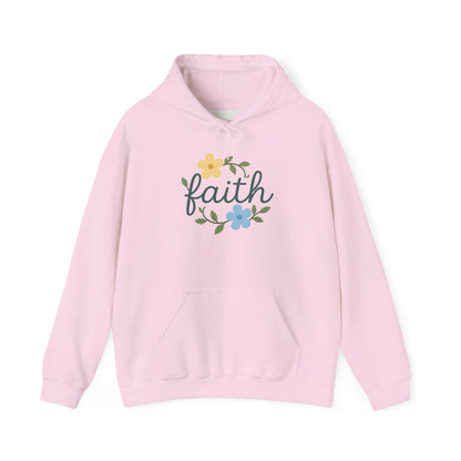 Faith Floral Hoodie — "Saved Since 1998" Christian Comfort Sweatshirt