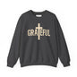 Grateful Cross Sweatshirt — Christian Faith Graphic Crewneck