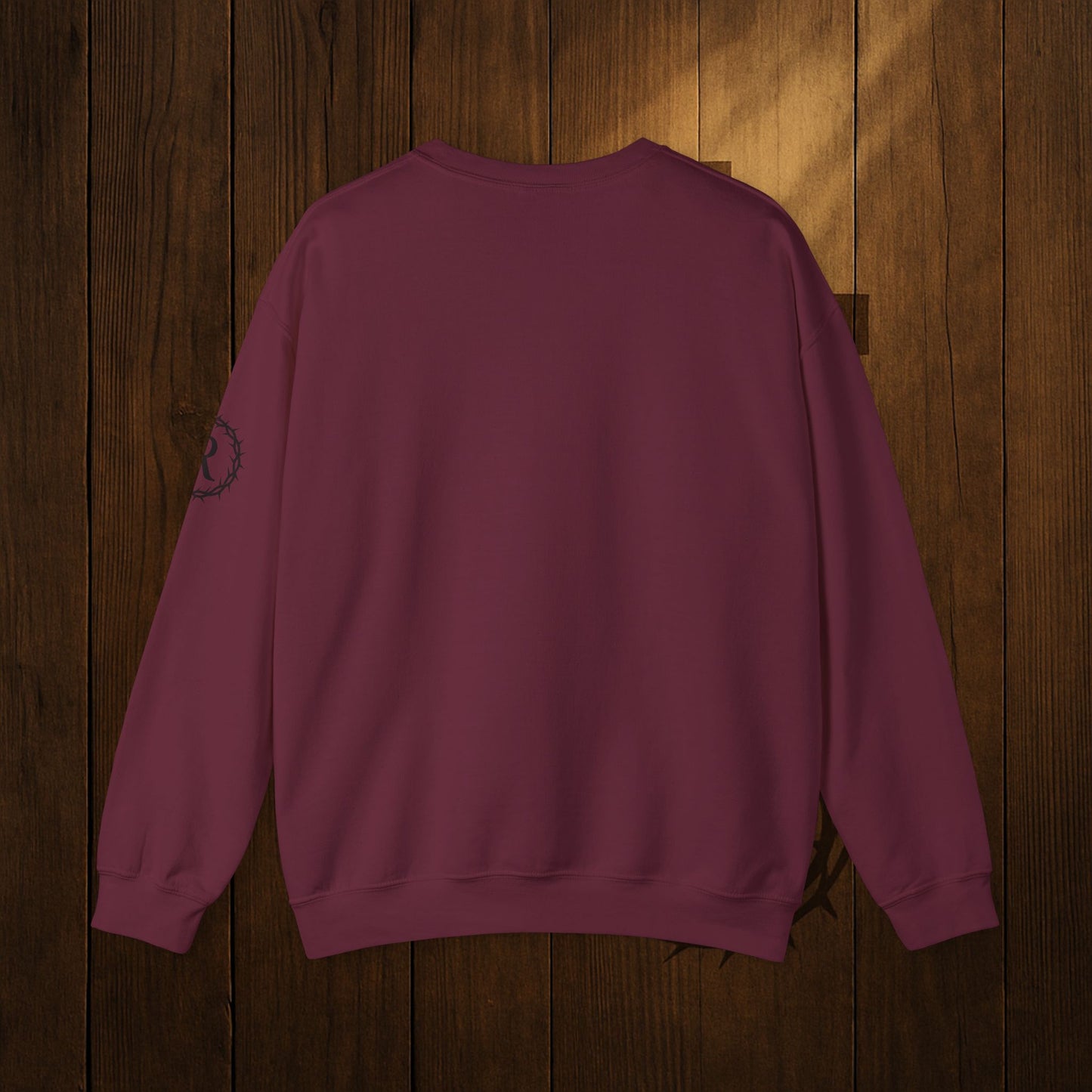 He Is Risen Sweatshirt — Christian Easter Crewneck with Crown of Thorns