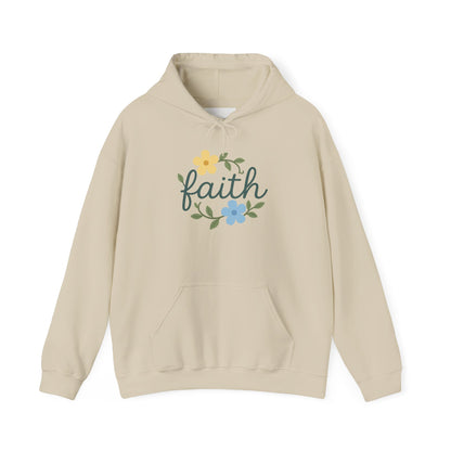 Faith Floral Hoodie — "Saved Since 1998" Christian Comfort Sweatshirt