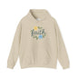 Faith Floral Hoodie — "Saved Since 1998" Christian Comfort Sweatshirt