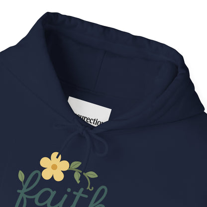 Faith Floral Hoodie — "Saved Since 1998" Christian Comfort Sweatshirt