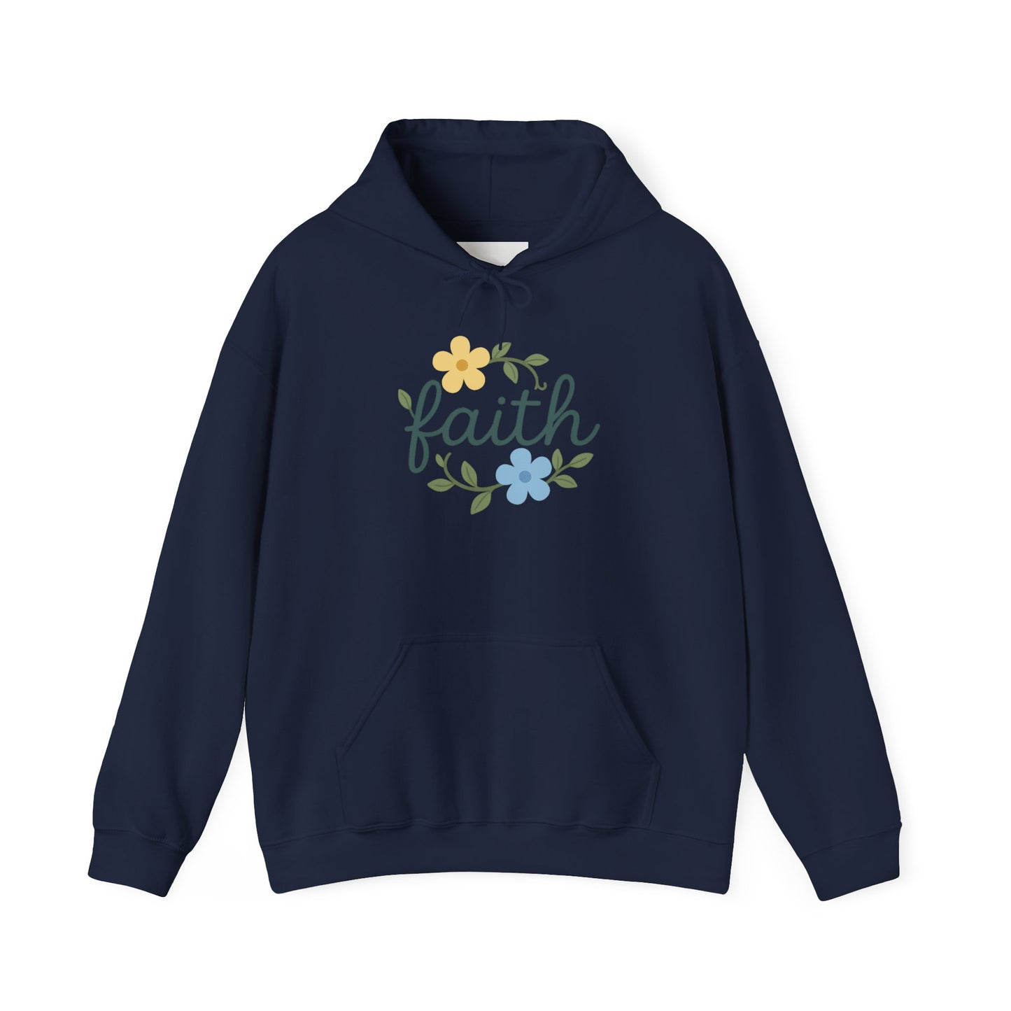 Faith Floral Hoodie — "Saved Since 1998" Christian Comfort Sweatshirt