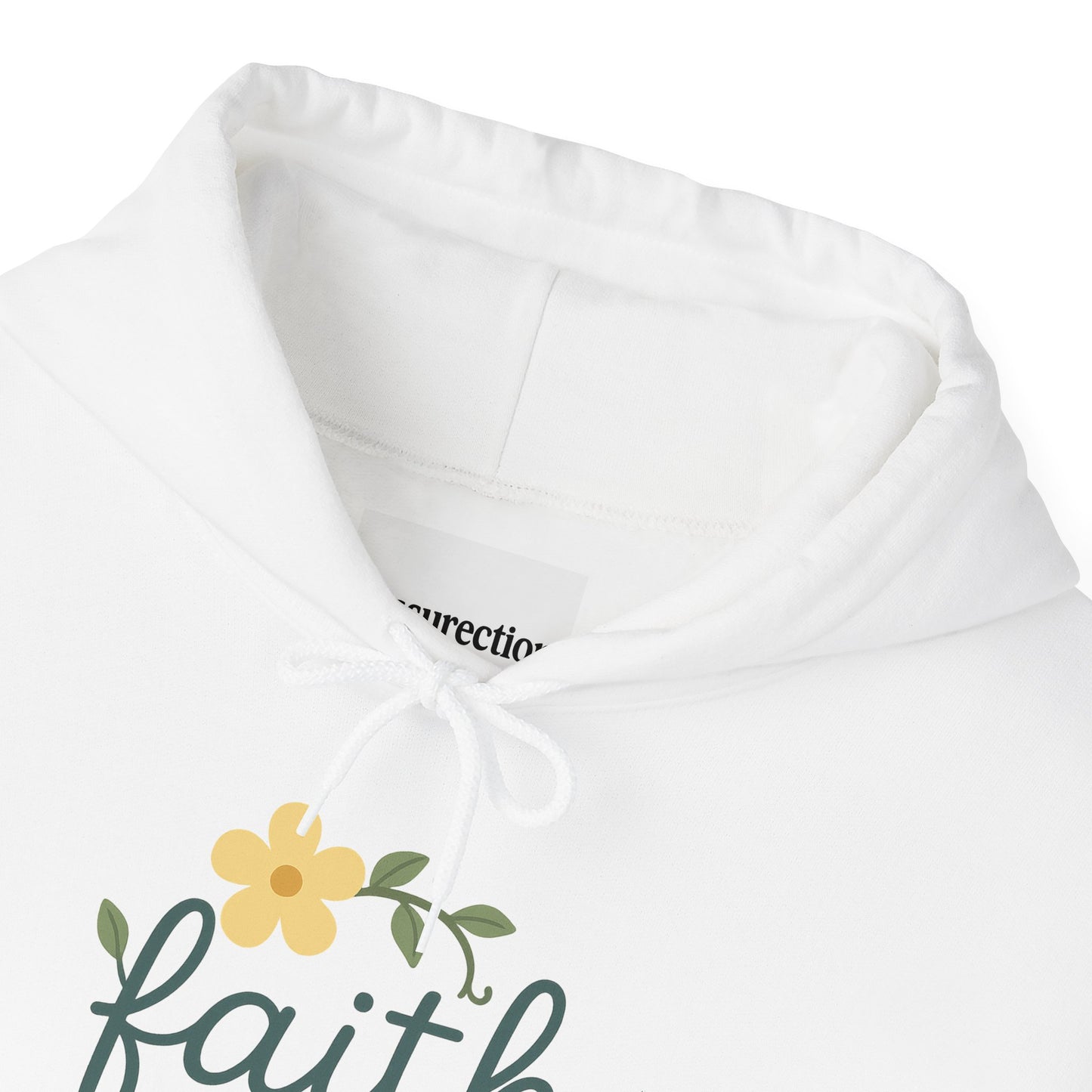 Faith Floral Hoodie — "Saved Since 1998" Christian Comfort Sweatshirt